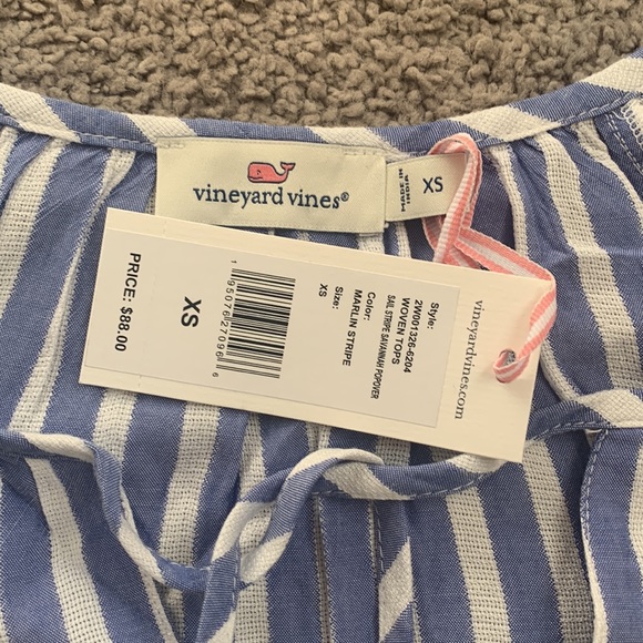 Vineyard Vines Sail Stripe Savannah Pullover size XS - Picture 4 of 4